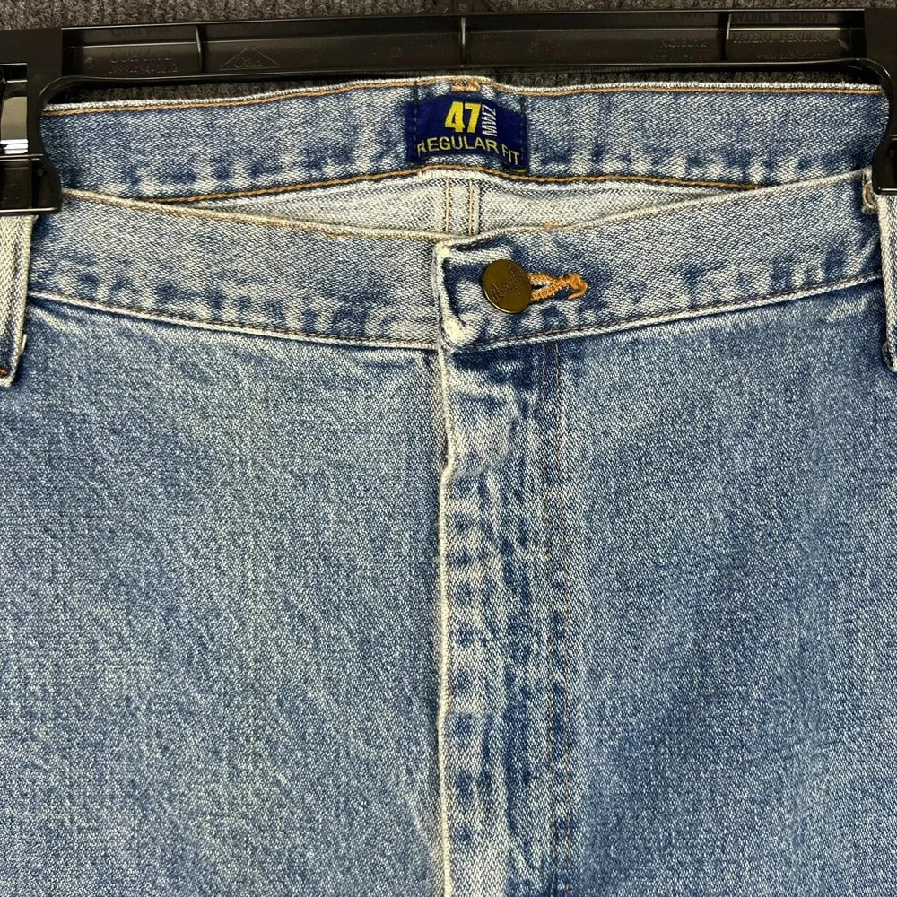 Wrangler Cowboy Cut Jeans 42x30 Stonewash Pants Western Straight Leg